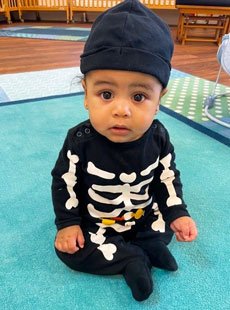 169 Halloween Skeleton Baby