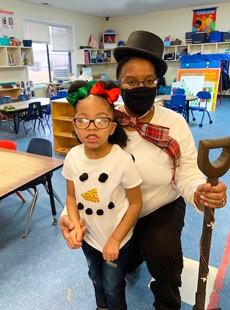 146 Snowman Day Teacher And Child