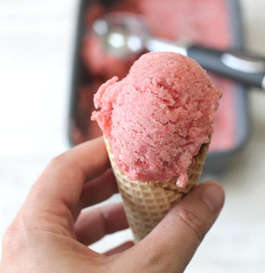 5 Quick & Healthy, Kid-Friendly Summer Snacks Strawberry Ice Cream