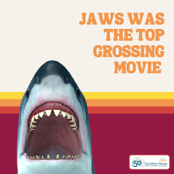 jaws was the top grossing movie in 1975