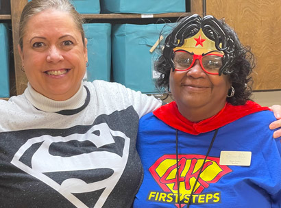 135 Lisa And Diana Superhero Day Teachers