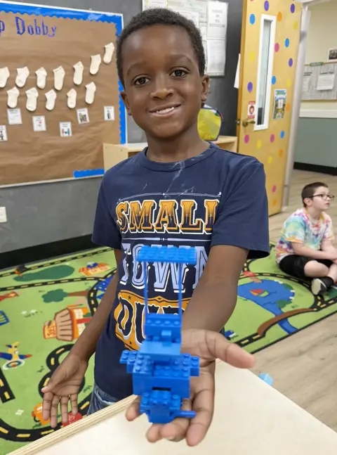 117 School Age Student Lego Stem Building